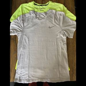 2 NIKE RUNNING Dri-Fit Tops